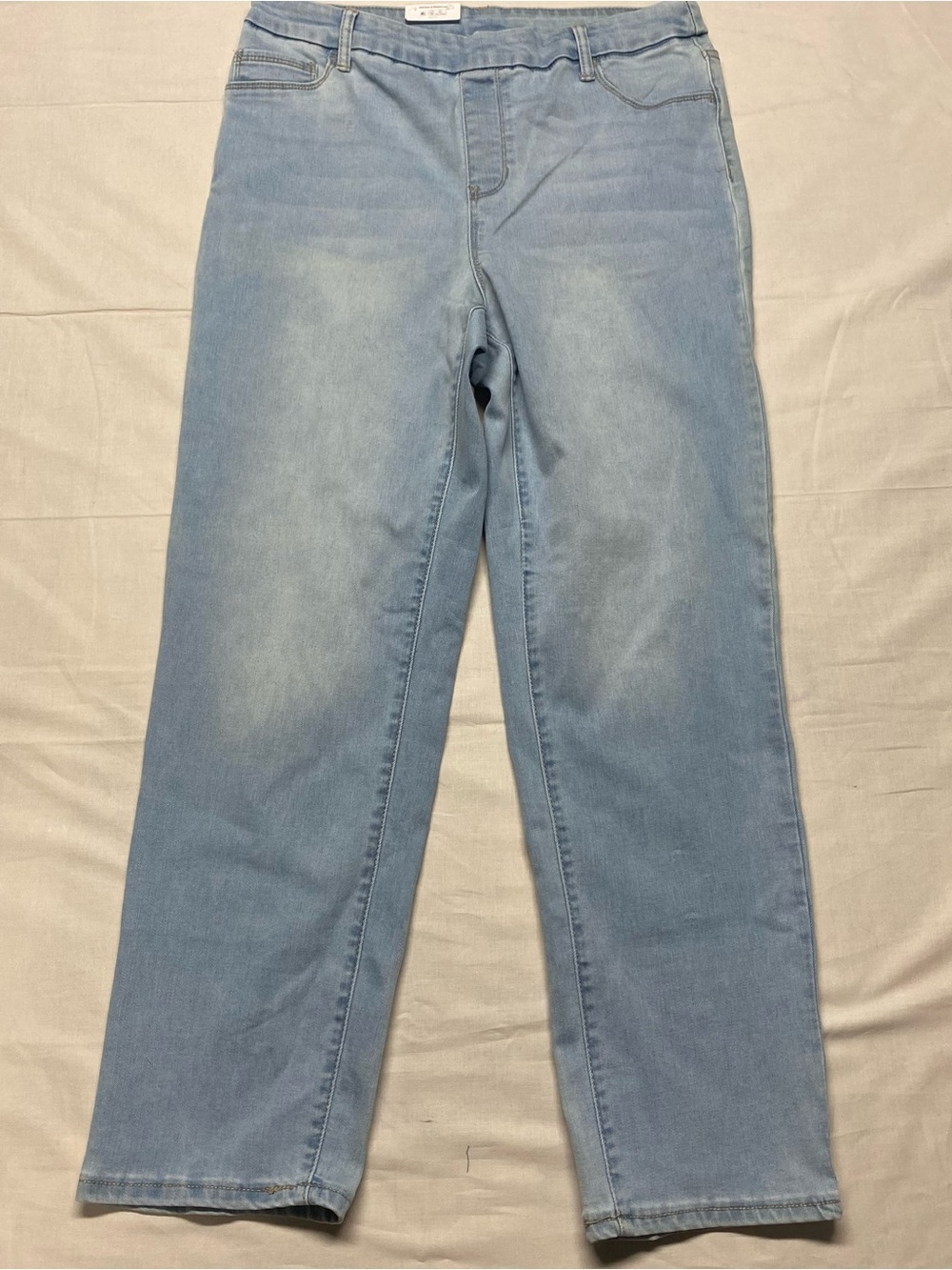 Time and Tru Light Blue Straight-Leg Jeans